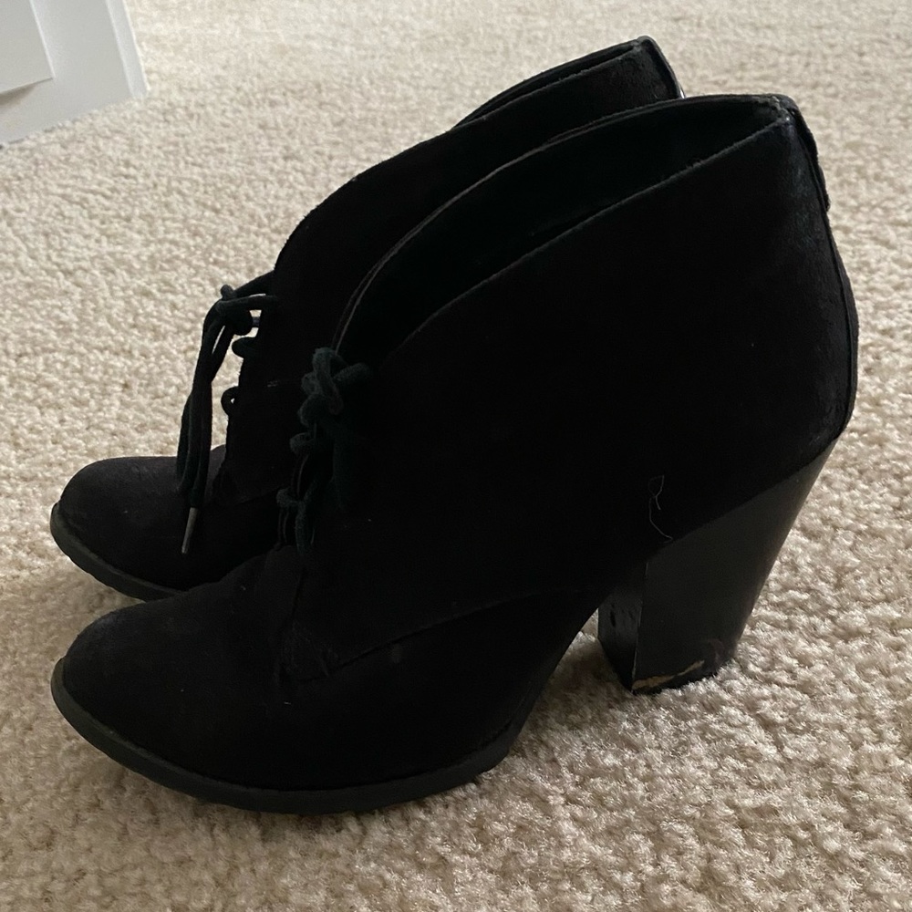 Black high heels